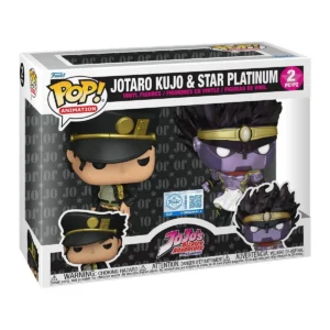 Funko Pop - JoJo's Bizarre Adventure - Jotaro Kujo & Star Platinum - 2PZ